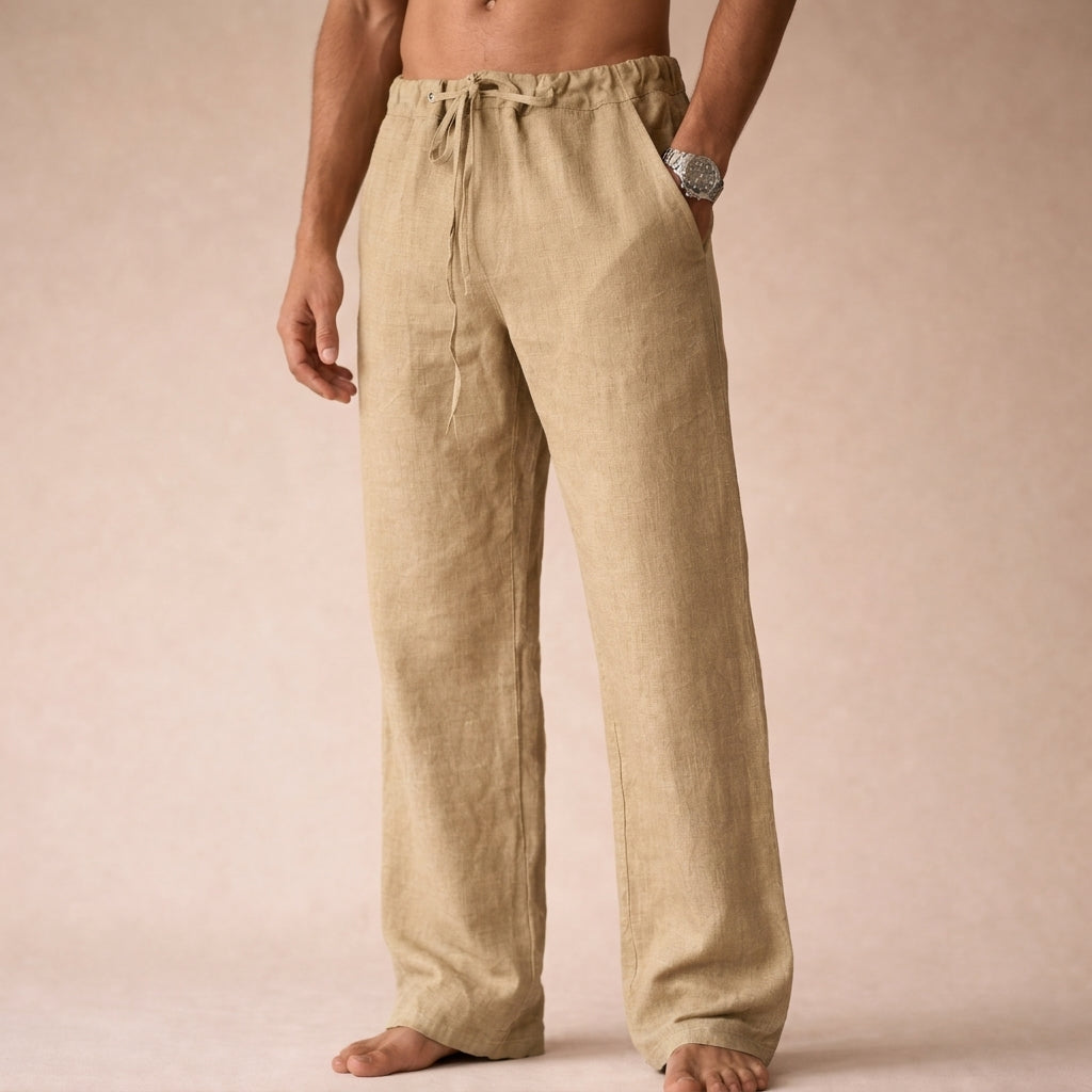 Pantalon Léger à Cordon de Serrage Homme