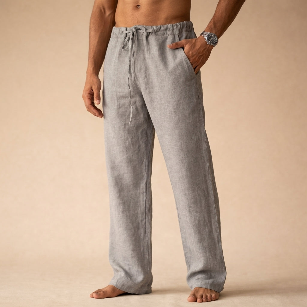 Pantalon Léger à Cordon de Serrage Homme
