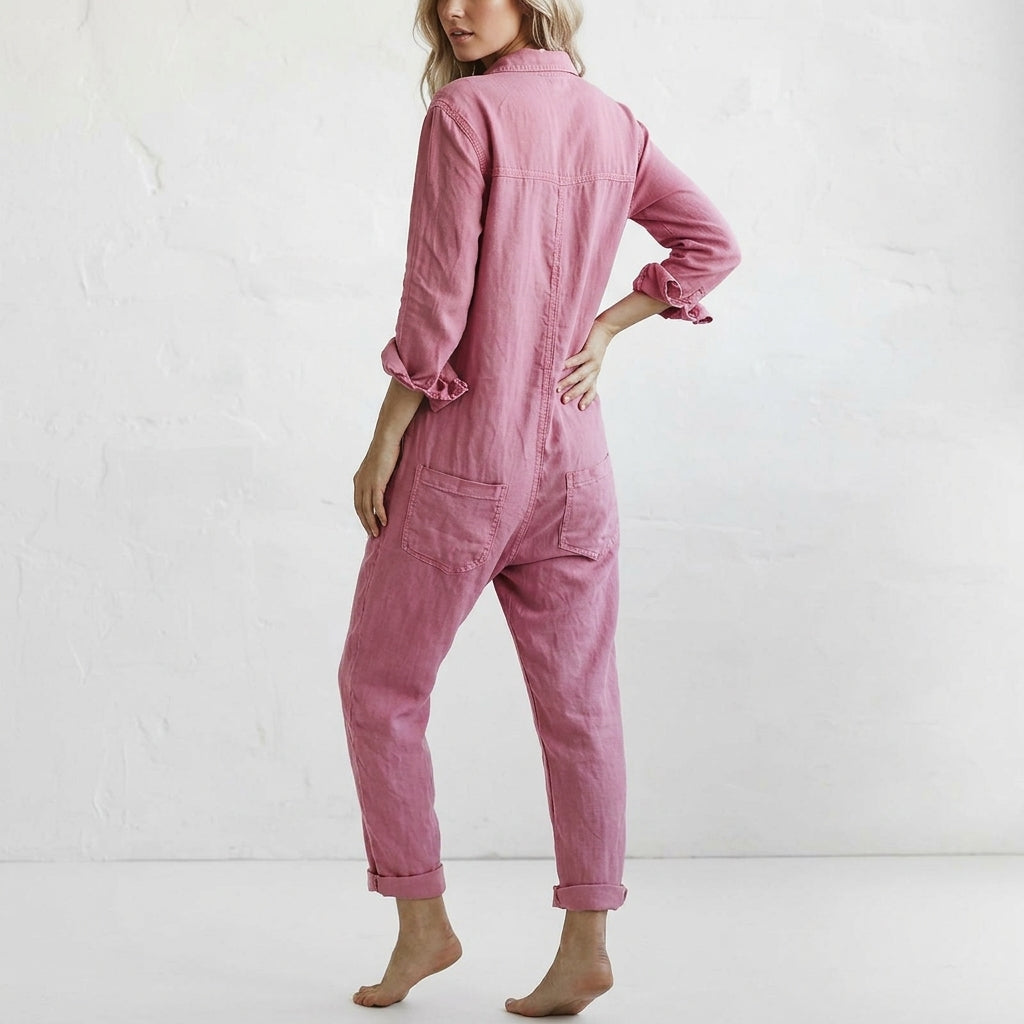 Combinaison Pantalon Décontractée Femme