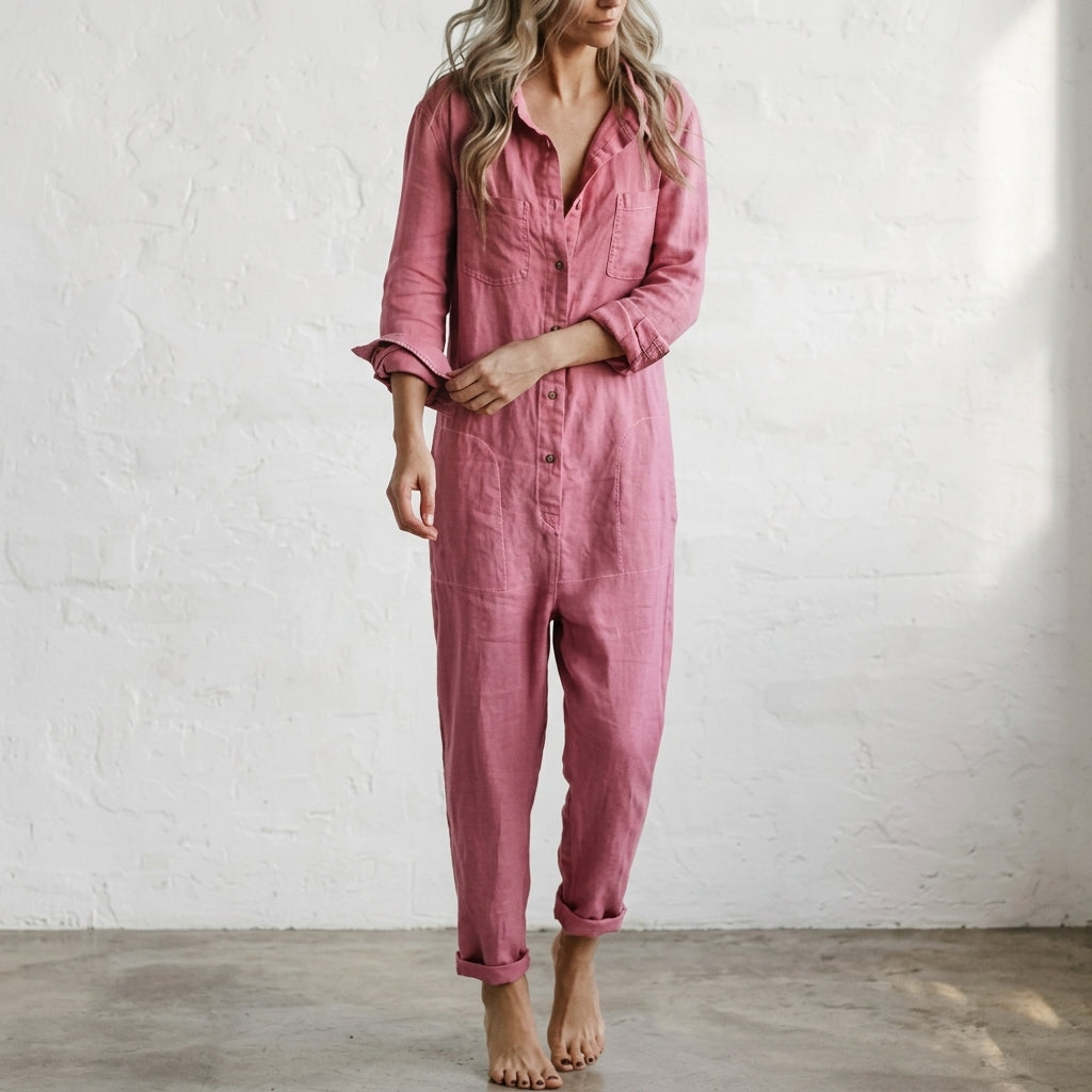 Combinaison Pantalon Décontractée Femme