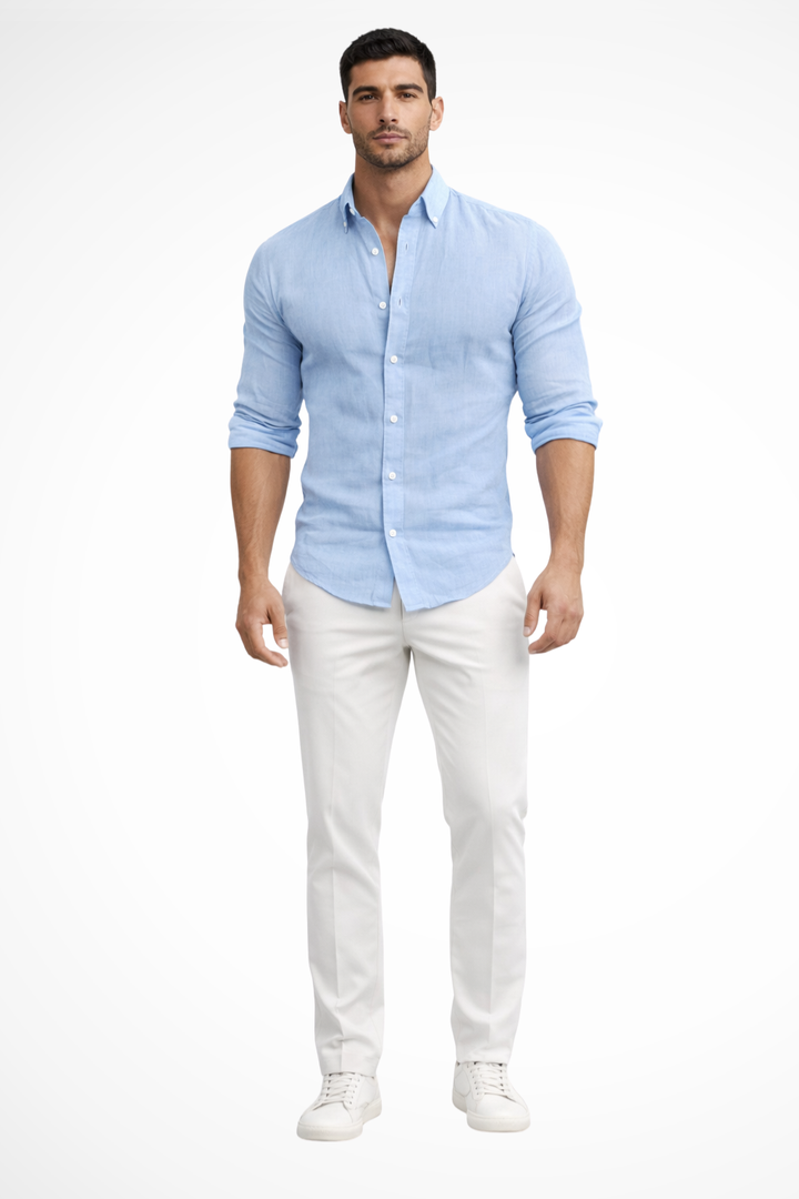 Chemise Ajustée Style Casual Homme