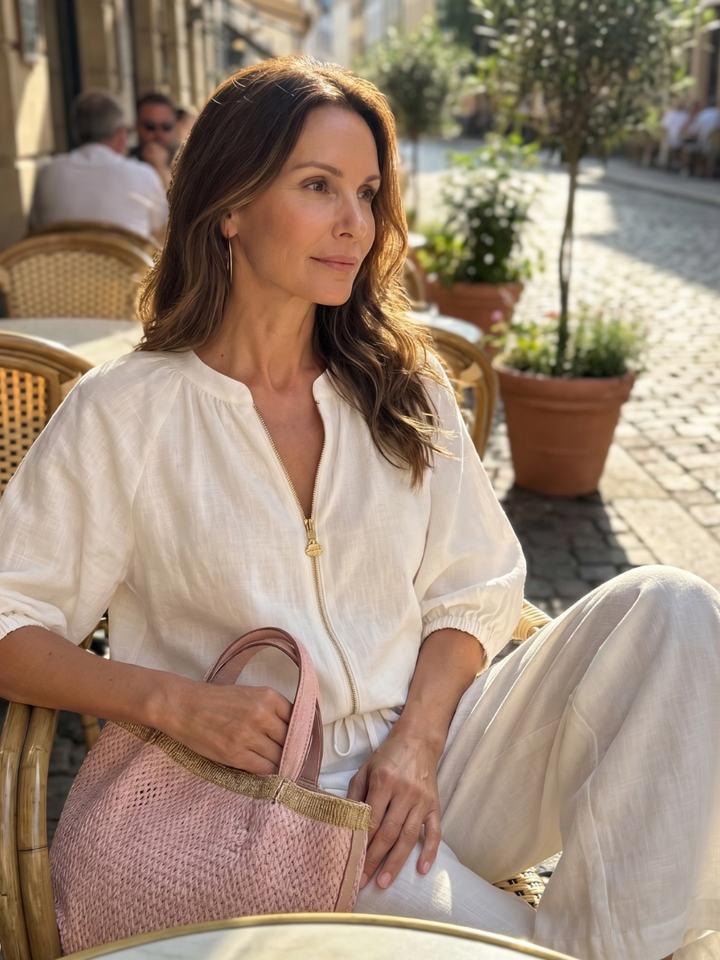 Ensemble Pantalon et Haut Zippé Femme