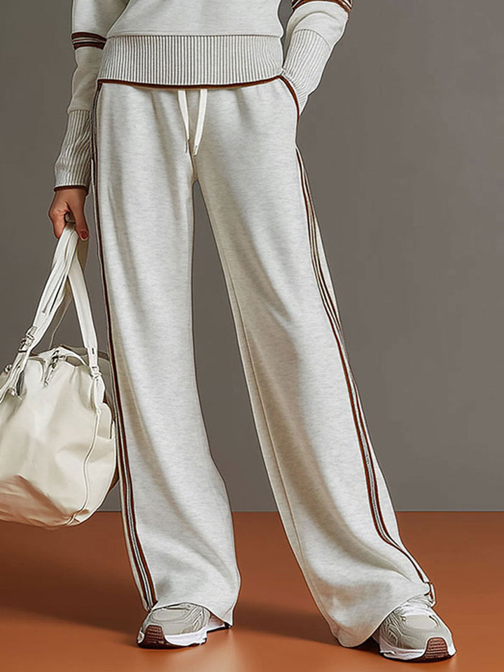 Ensemble 2 Pièces Haut Zippé Pantalon Femme