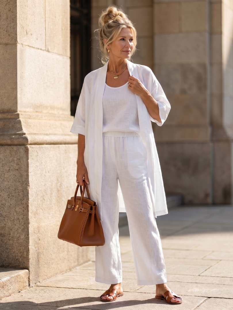 Ensemble Pantalon 3 Pièces Femme