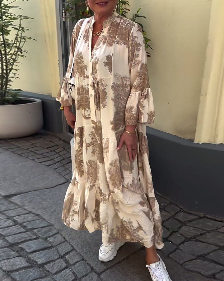 Robe Maxi Bohème Fleurie Femme