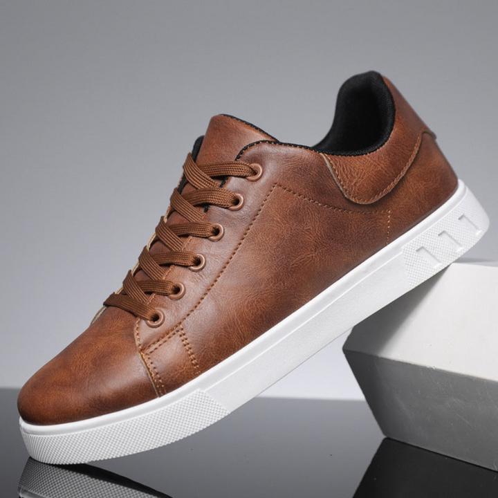 Baskets En Cuir Classiques Homme