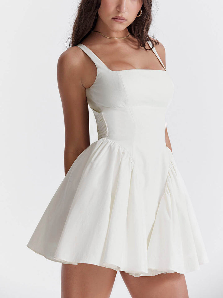 Robe Courte Dos Nu Femme