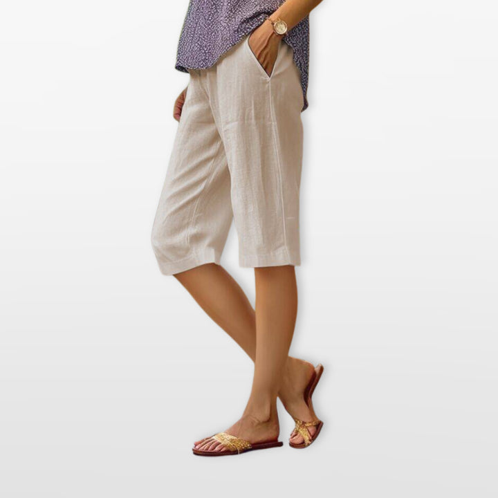 Short Long Ample Avec Poches Femme