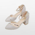 Women's Elegant Square-Heel Pumps