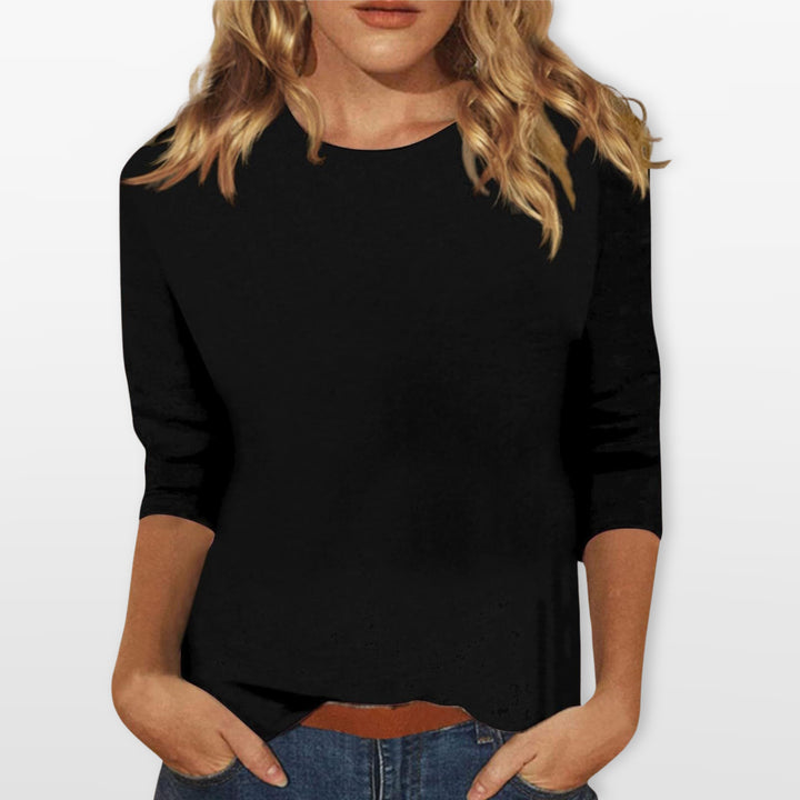 Haut Minimaliste Manches Longues Femme