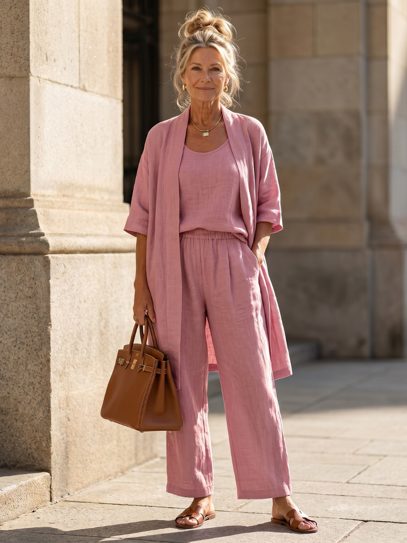 Ensemble Pantalon 3 Pièces Femme