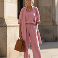 Ensemble Pantalon 3 Pièces Femme