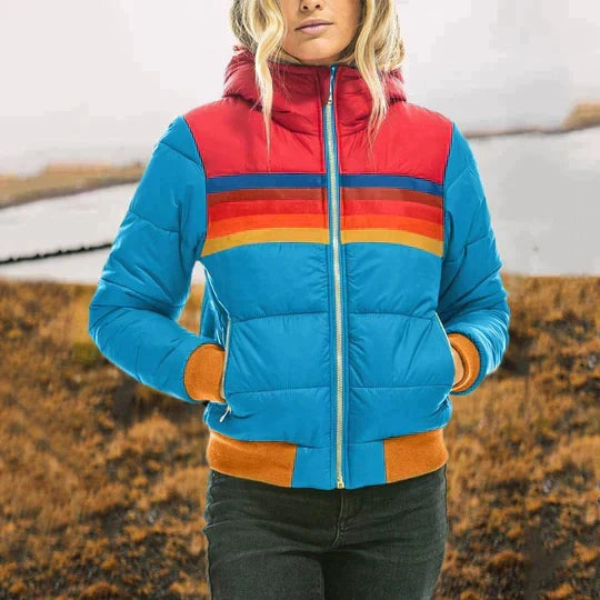 Veste Matelassée à Capuche Femme