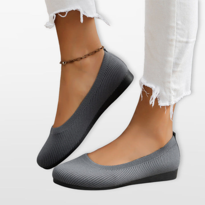Ballerines Maille Confort Sans Lacets Femme