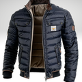 Blouson Matelassé à Col Montant Homme