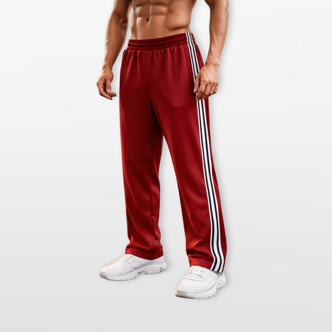 Pantalon De Sport Rayures Athlétiques Homme