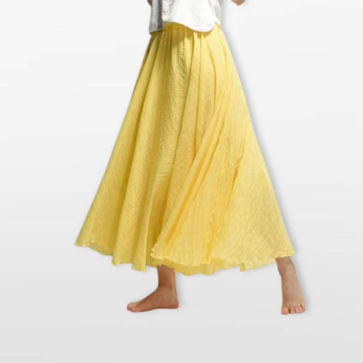 Jupe Longue Évasée Fluide Femme