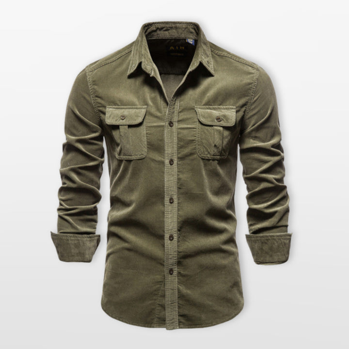 Chemise Ajustée Boutonnée Casual Homme