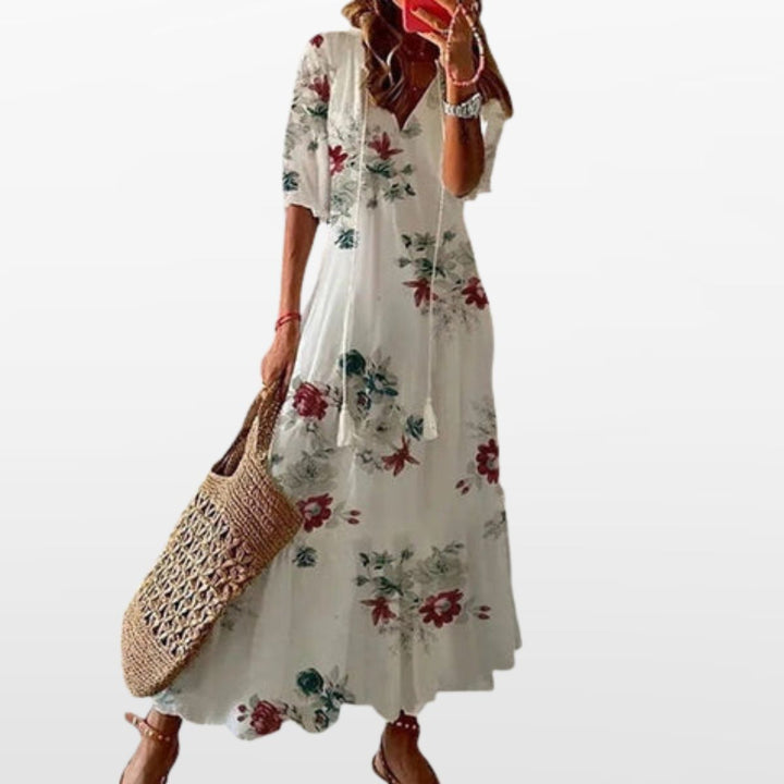 Robe Longue Fleurie Femme