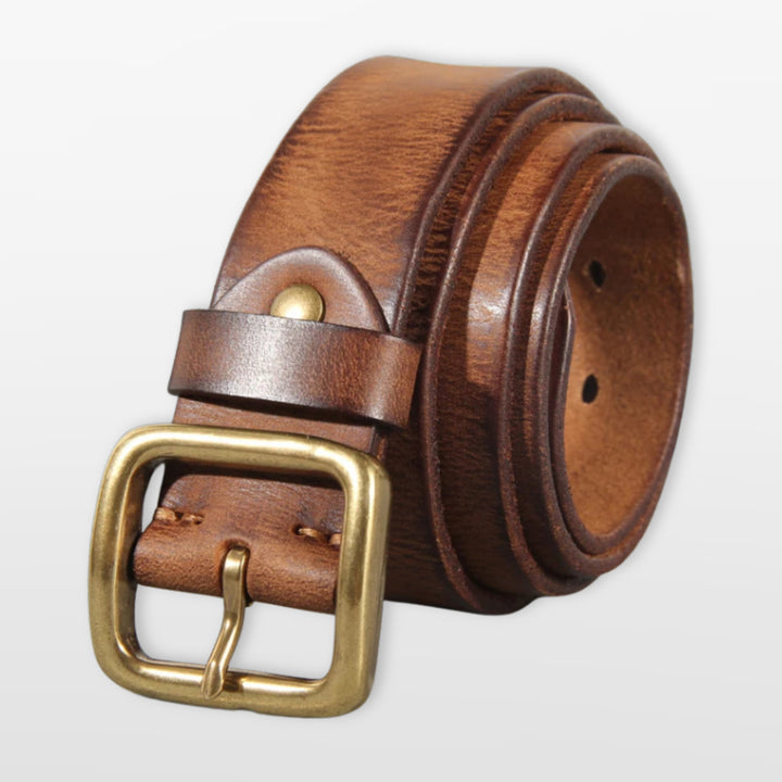 Ceinture Vintage Boucle Carrée Homme