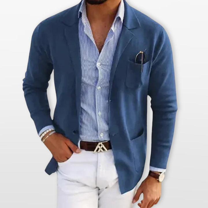 Blazer Décontracté Coupe Relaxed Homme