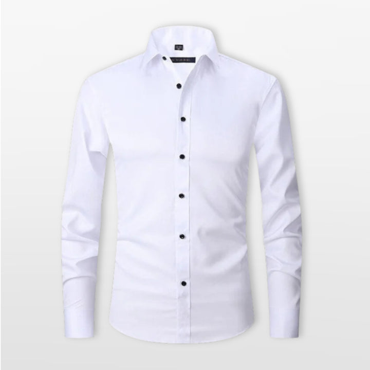 Chemise Ajustée Boutonnée Élégante Homme