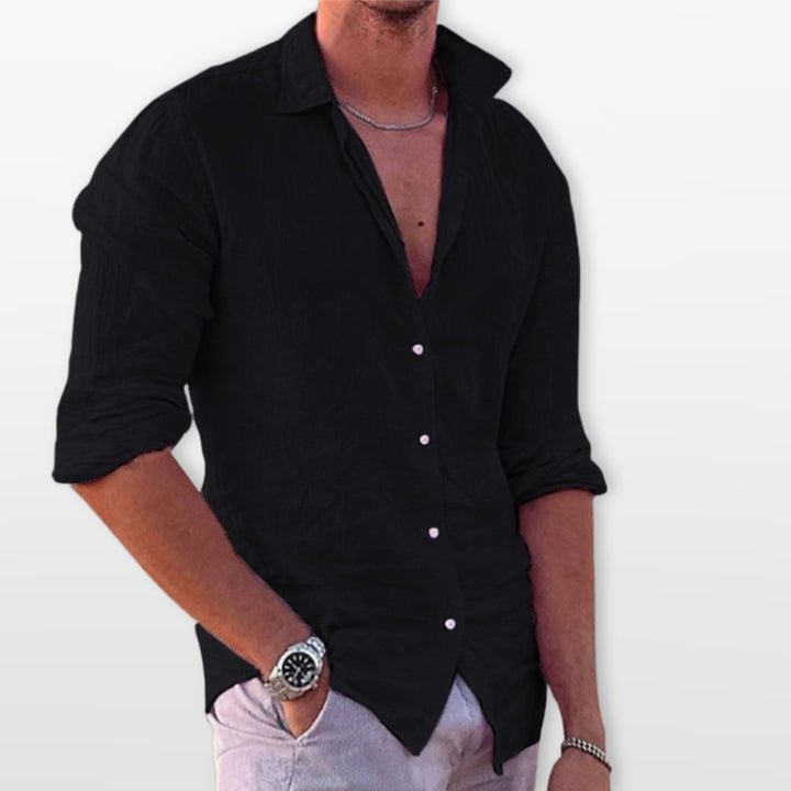 Chemise Lin Casual Plage Homme