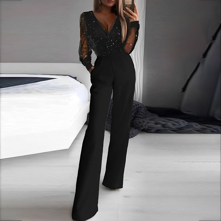 Combinaison Large À Paillettes Femme