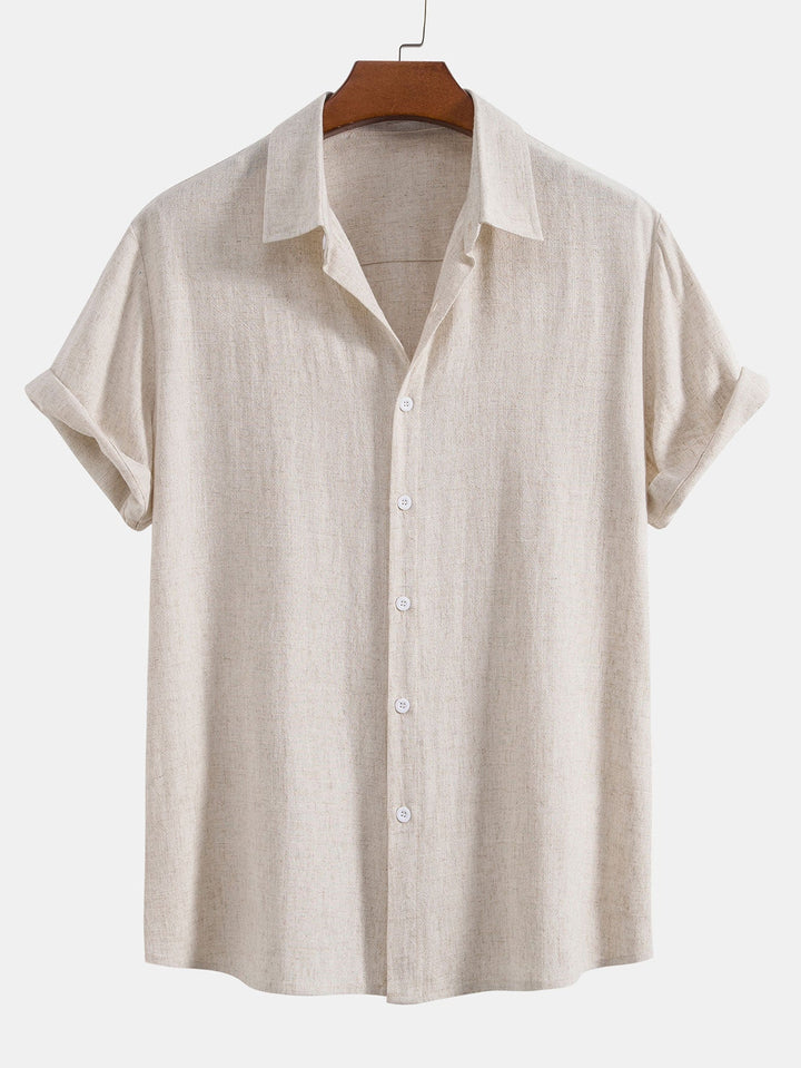 Chemise Décontractée Manches Courtes Homme