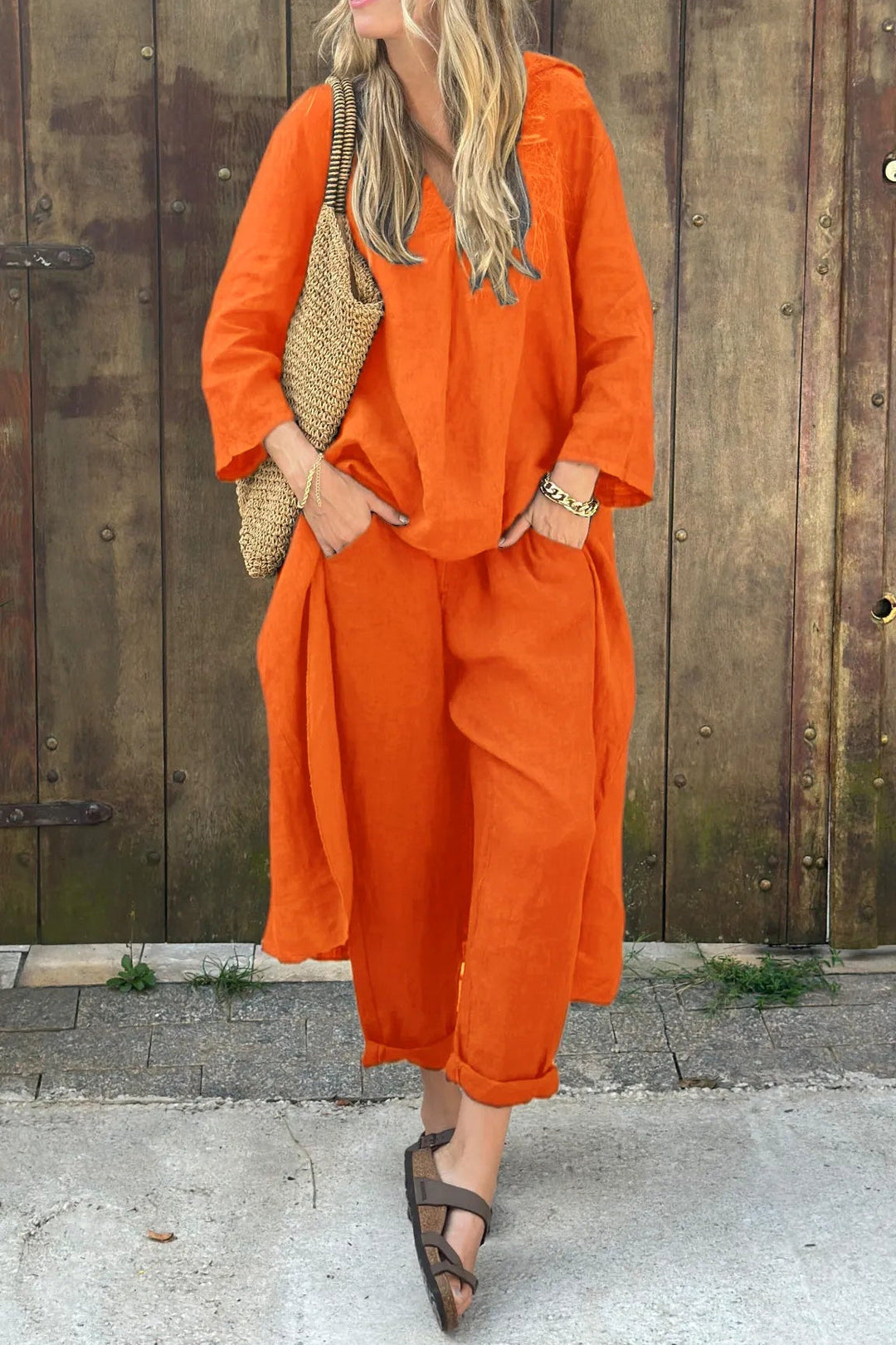 Ensemble Haut Ample et Pantalon Femme