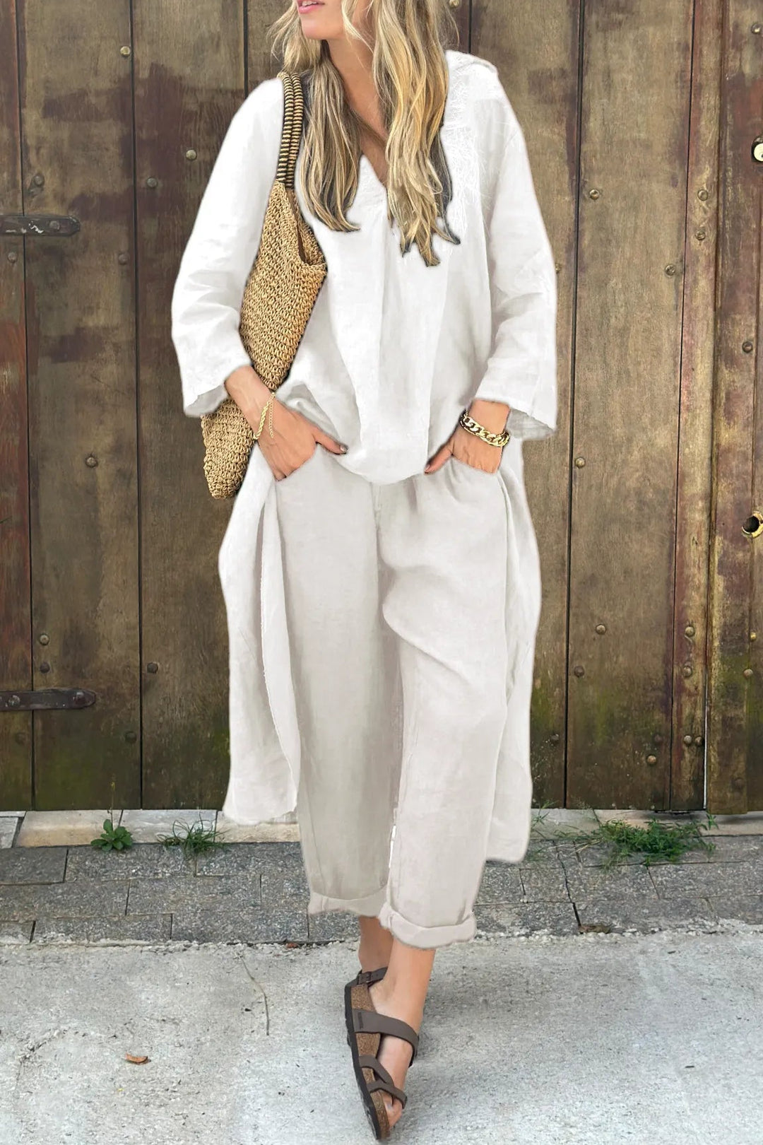 Ensemble Haut Ample et Pantalon Femme