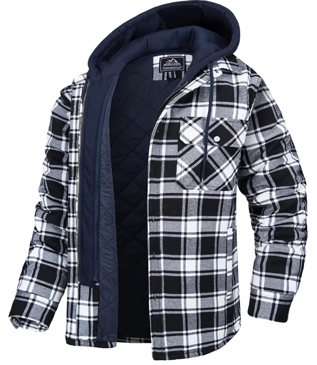 Veste Chemise à Carreaux Homme