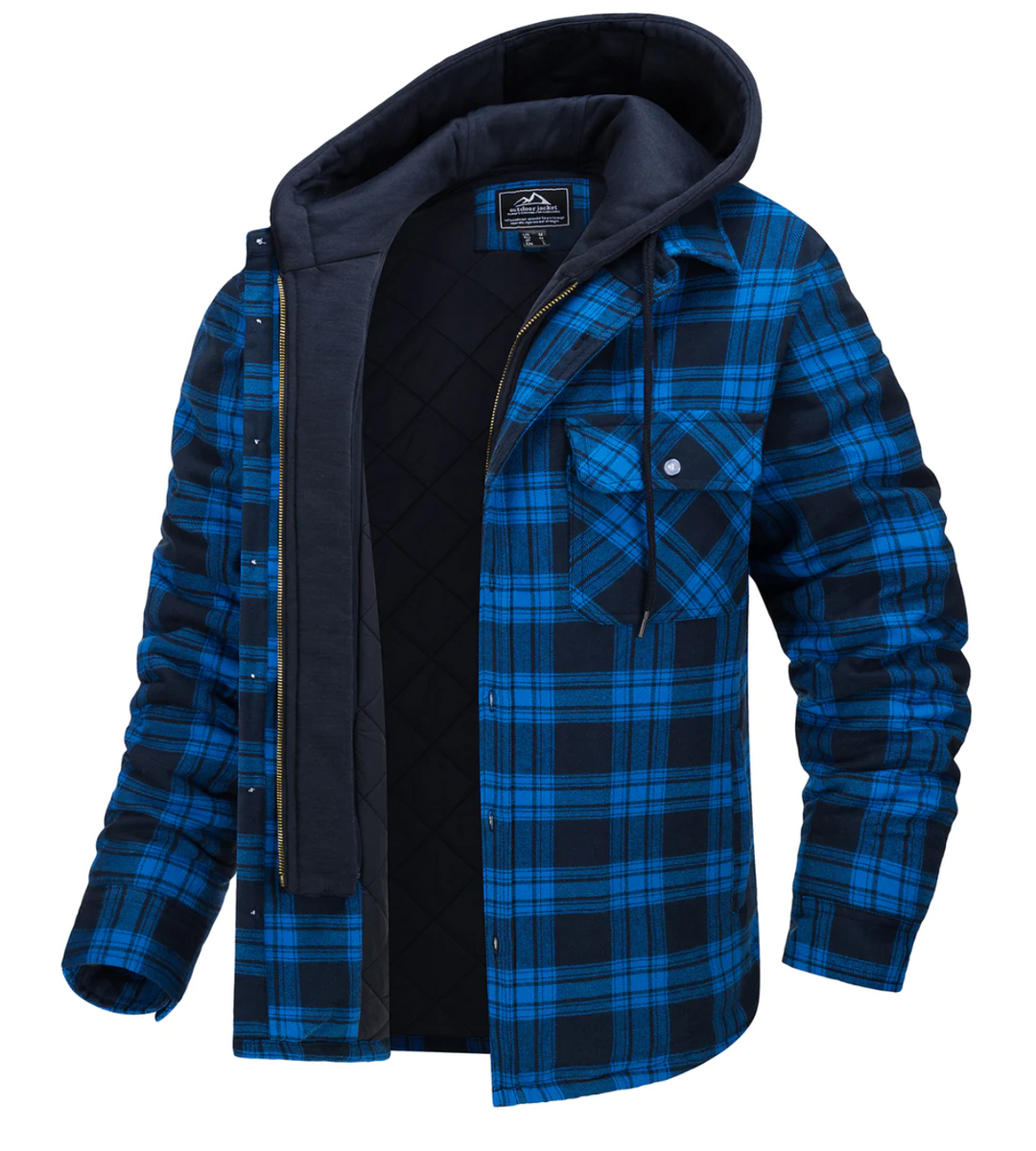 Veste Chemise à Carreaux Homme