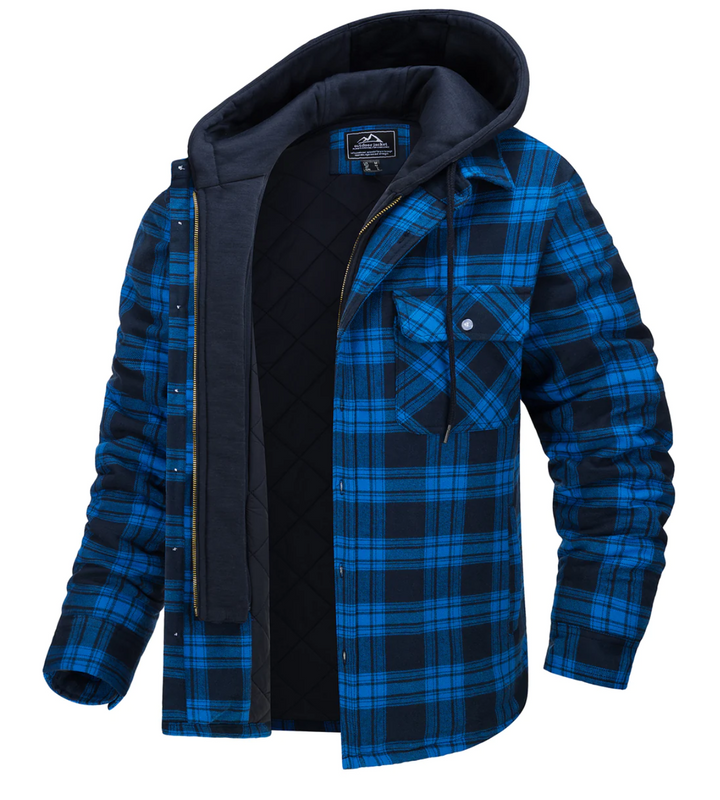 Veste Chemise à Carreaux Homme