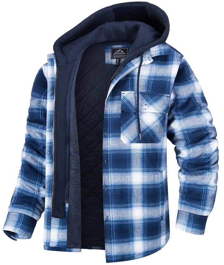 Veste Chemise à Carreaux Homme
