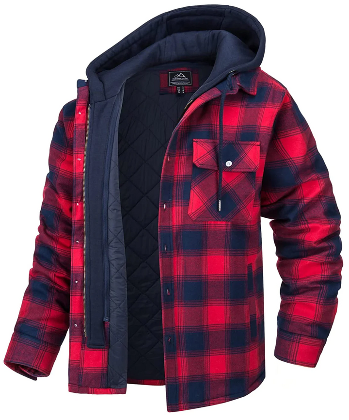 Veste Chemise à Carreaux Homme