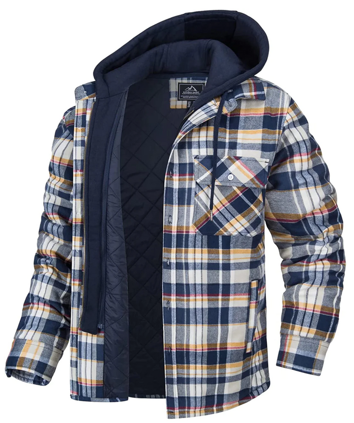 Veste Chemise à Carreaux Homme