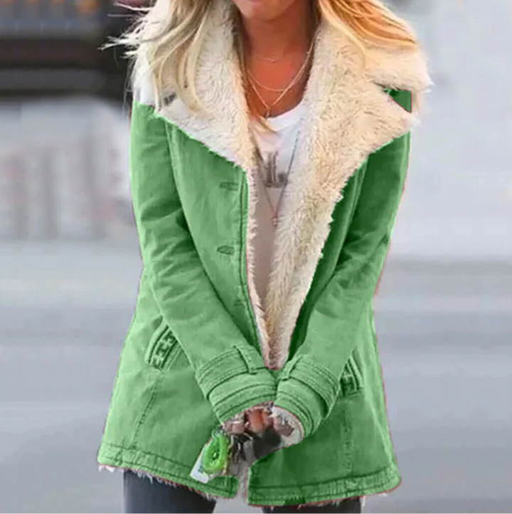 Veste Courte à Col Large Femme