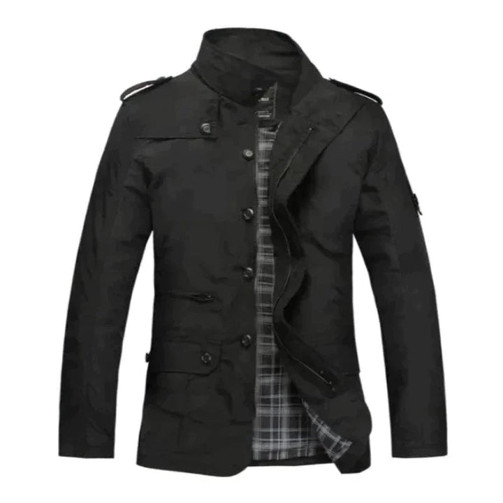 Veste Courte À Col Montant Homme