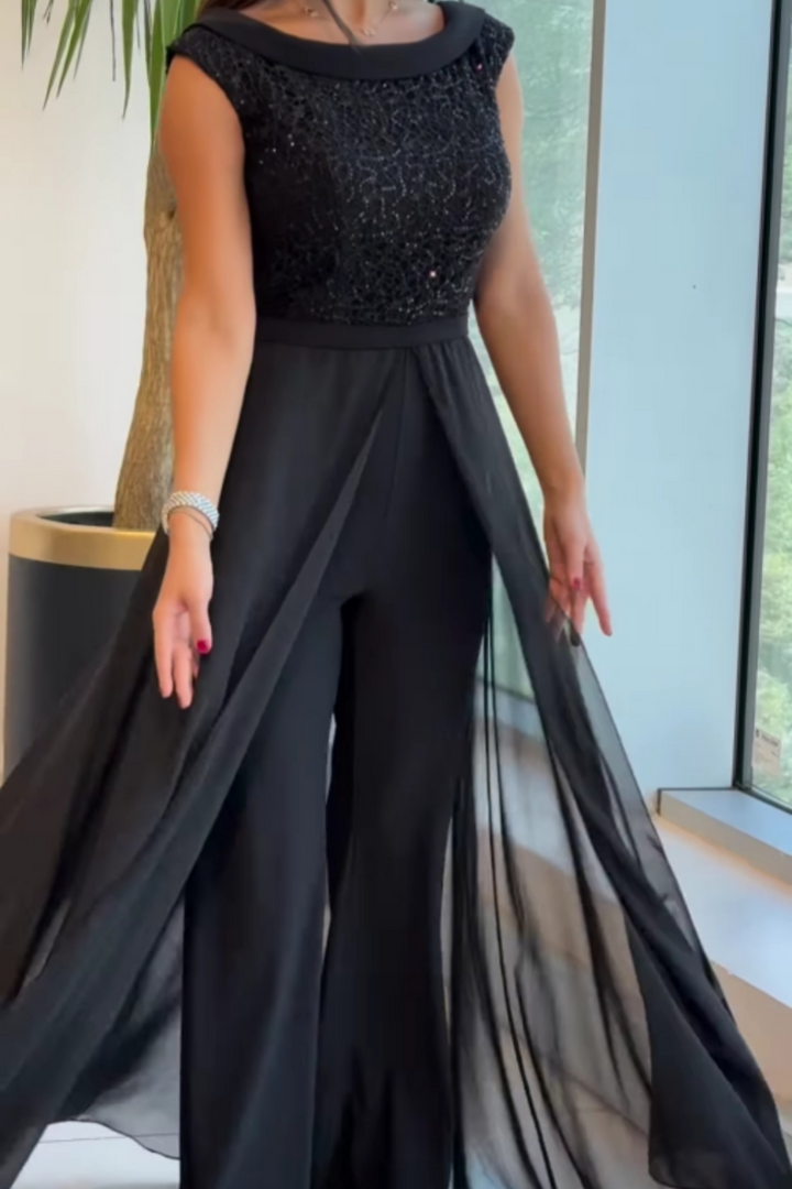 Combinaison De Soirée à Sequins Femme