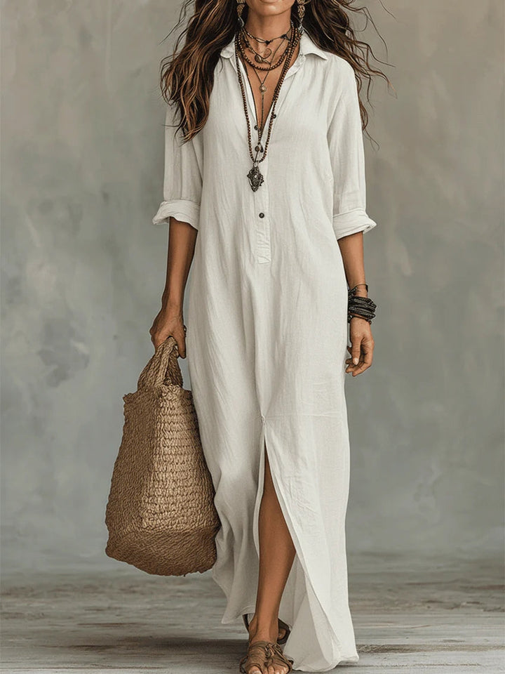 Robe Chemise Longue Ample Femme