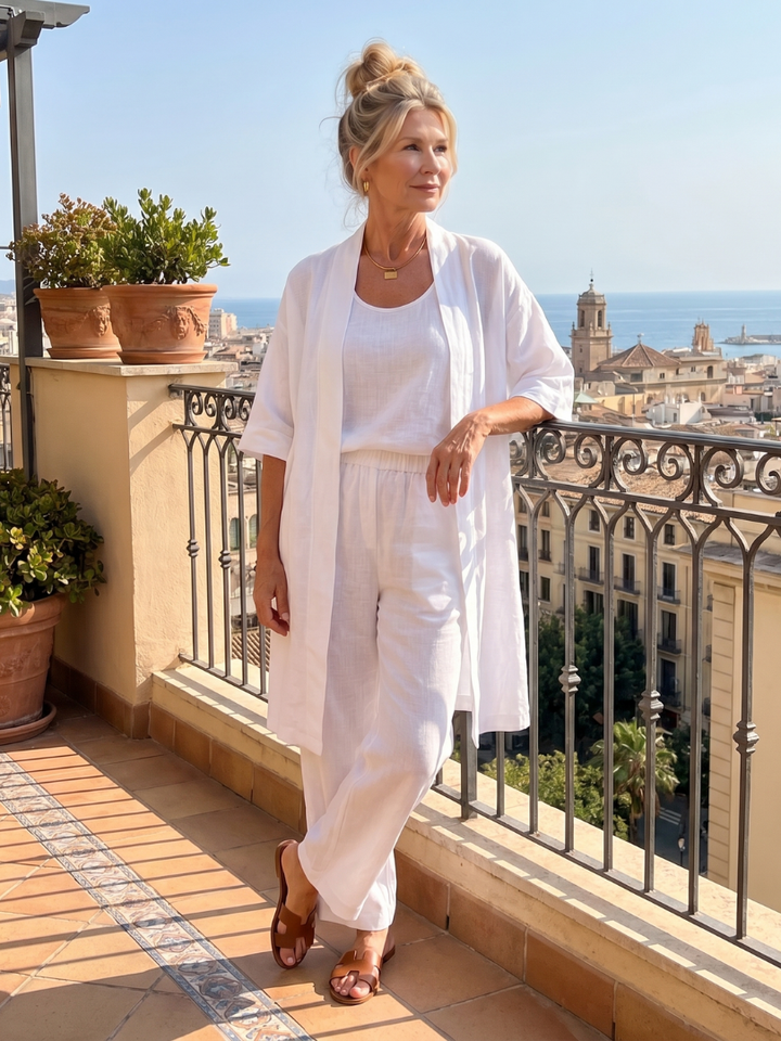 Ensemble Pantalon 3 Pièces Femme