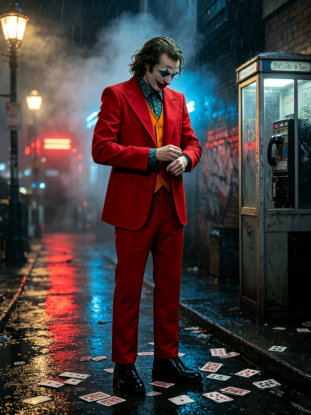 Déguisement Joker Halloween avec Costume Homme