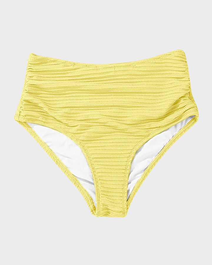 Bikini Côtelé Taille Haute Femme