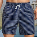 Men's Striped Swim Shorts