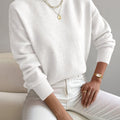 Women's Casual Mock-Neck Sweater