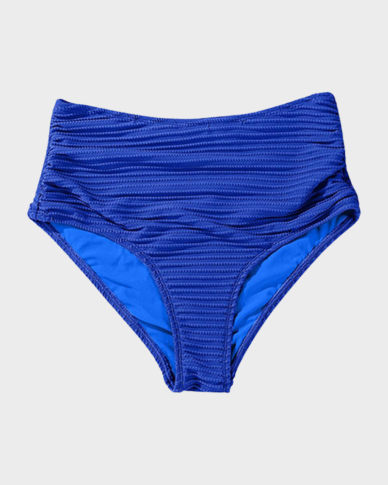 Bikini Côtelé Taille Haute Femme