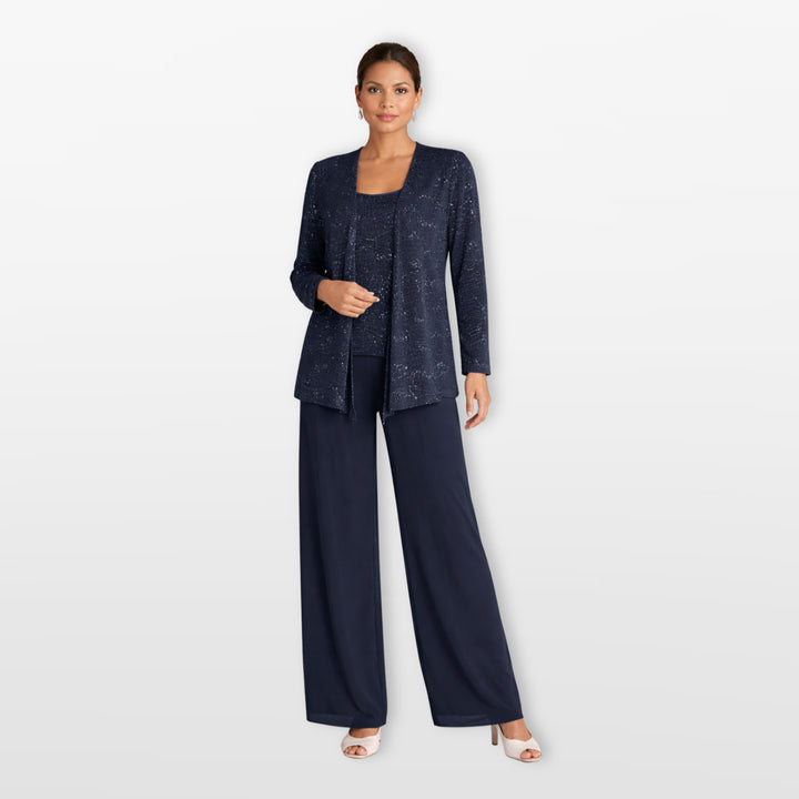 Ensemble Trois Pièces Élégant Femme