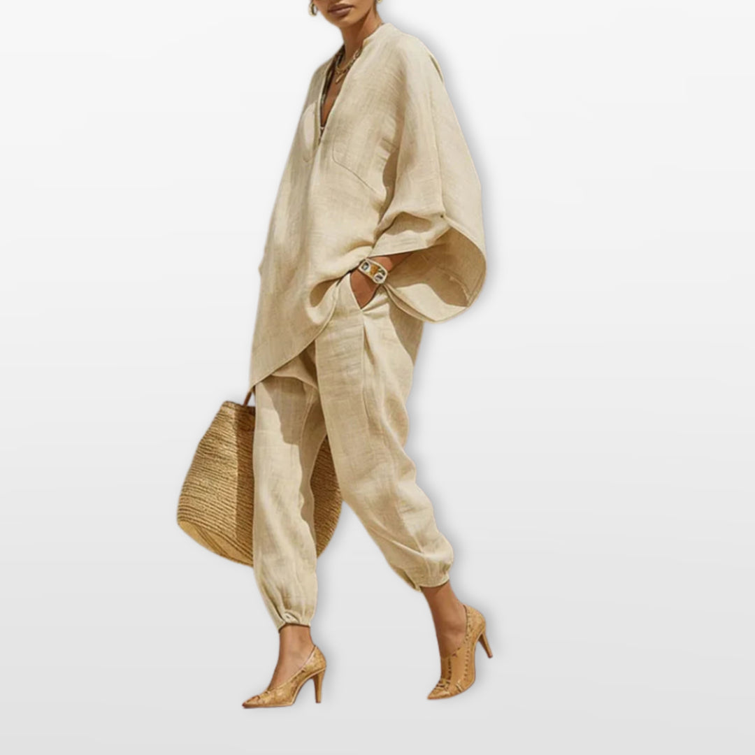 Ensemble Ample Tunique Fluide Femme