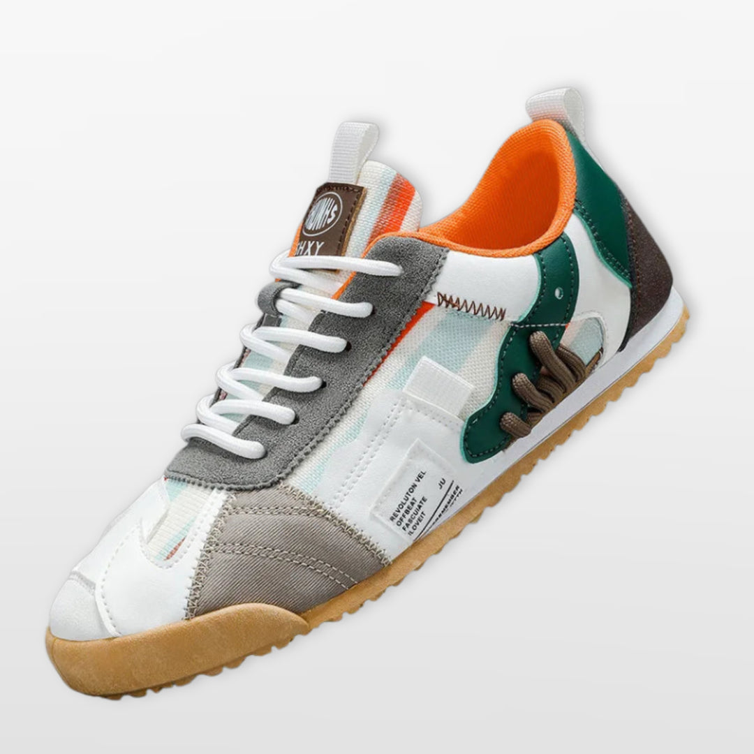 Baskets Multicolores Style Rétro Homme